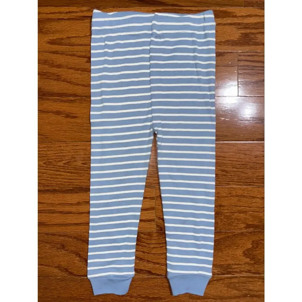 NWT Chickpea Pajamas Baby Boys Woodland Forest Striped Cotton Pajama Set 18M